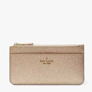 Kate Spade Gold Sparkly Wallet